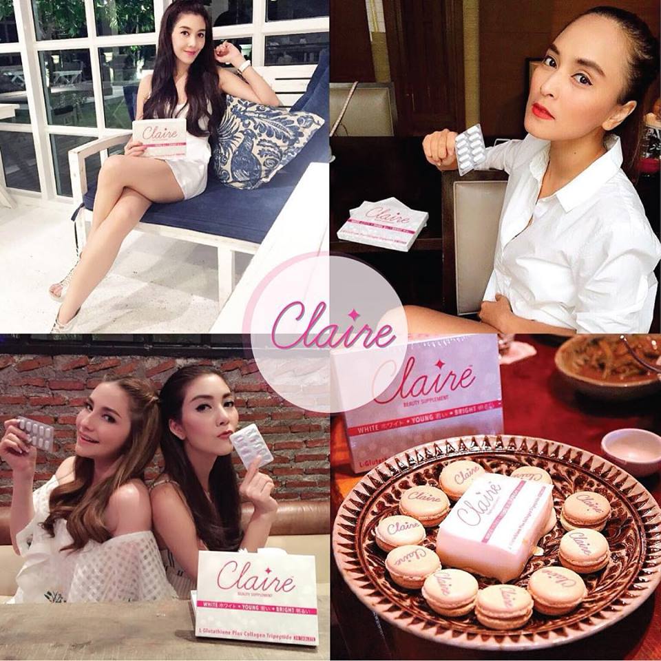 แคลร์ อาหารเสริมผิวขาวใส by วุ้นเส้น(CLAIRE Beauty Supplement)