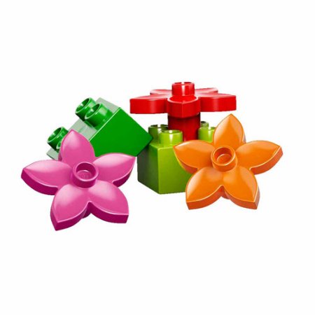 ชุดตัวต่อเลโก้ ดูโปร ยอดฮิต LEGO DUPLO All-in-One-Pink-Box-of-Fun Building Set