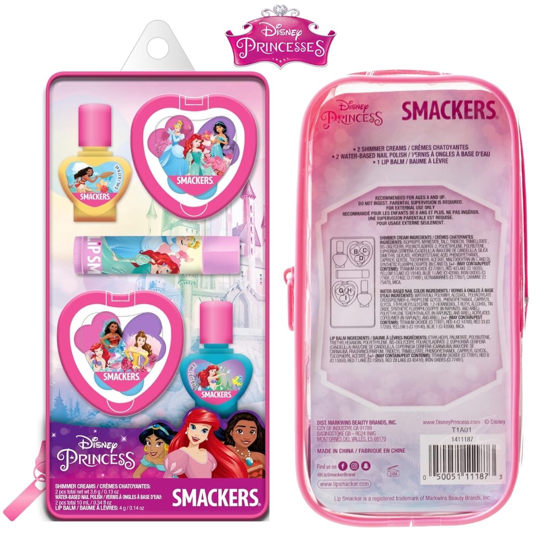 ใหม่ล่าสุด🎉นำเข้า ชุดเมคอัพ 5 ชิ้น ลิขสิทธิ์แท้จาก Lip Smacker 💖Hello Kitty, Disney Princess, Frozen ราคา 890 บาท