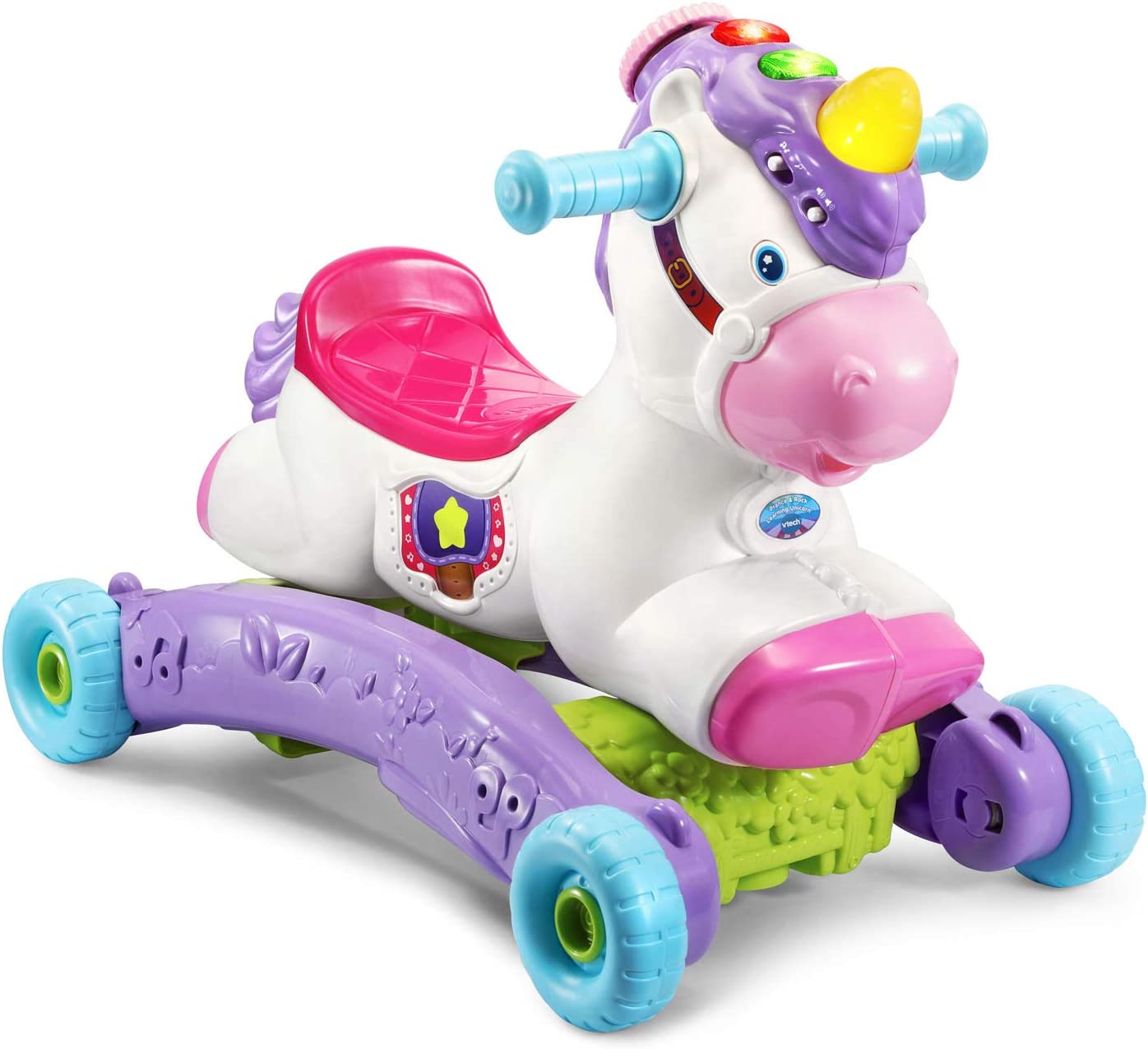 ของแท้🇺🇸 VTech 2 in 1 Rocking Horse and Ride-on Toys Music Ligth Learning Unicorn ของเล่นยูนิคอร์น ราคา 2,990 บาท