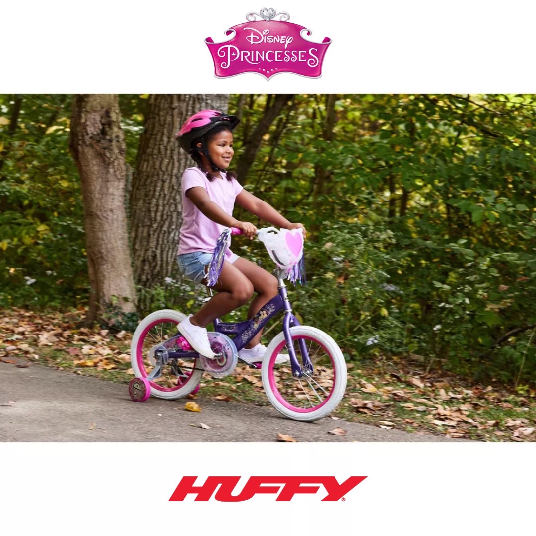 นำเข้า 🇺🇸 ✨Huffy Princess 16" Kids' Bike - Purple -จักรยานเด็ก Huffy Princess ขนาด 16 นิ้ว สีม่วง อายุ 4–6 ปี ราคา 5,990 บาท ค่าส่ง 350 บาท