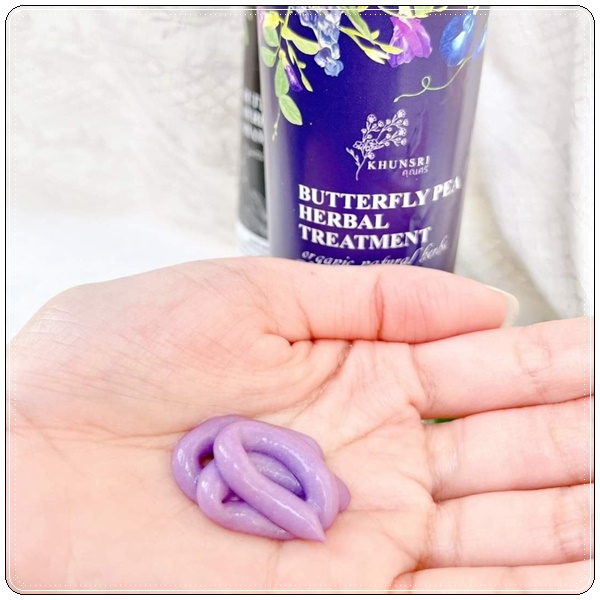 เเชมพูคุณศรี KhunSri Butterfly Pea Herbal Shampoo + Treatment (1แถม1)