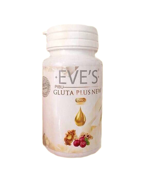 Pibu Gluta Plus New By EVE'S ผสมนมผึ้ง ลดสิว บาย อีฟ
