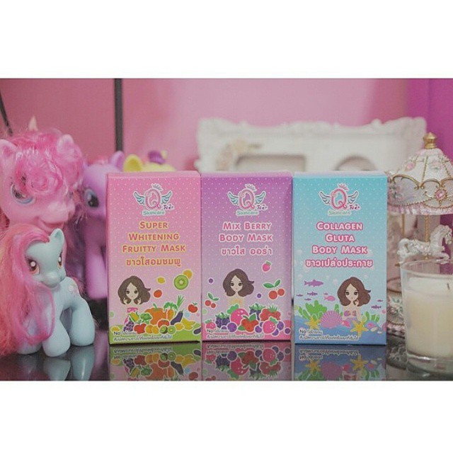 Mix Berry Body Mask (สูตรขาวใสออร่า)