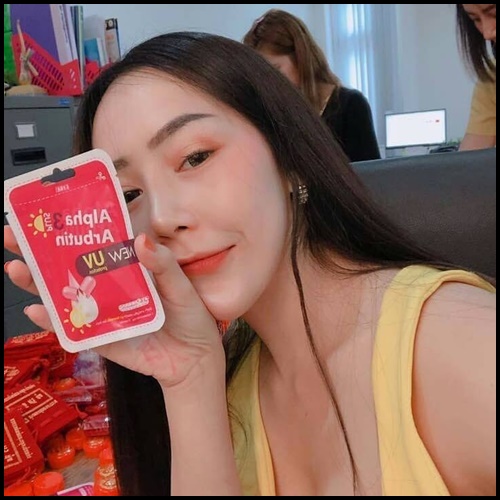 ผงเผือก Alpha Arbutin 3Plus+ by Kyra (สูตรใหม่ผสมสารกันแดด)