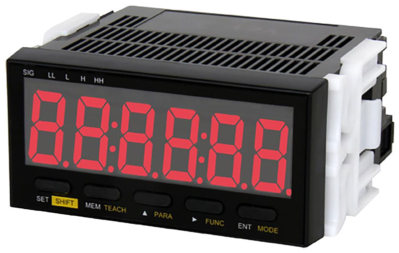Nidec Shimpo รหัส DT-501XD-TRT-FVC มิเตอร์สำหรับวัดความเร็วรอบ,Panel meter digital tachometer