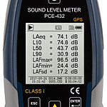 PCE รุ่น432Sound Levelเครื่องวัดบันทึกอุณหภูมิData Logger with GPS