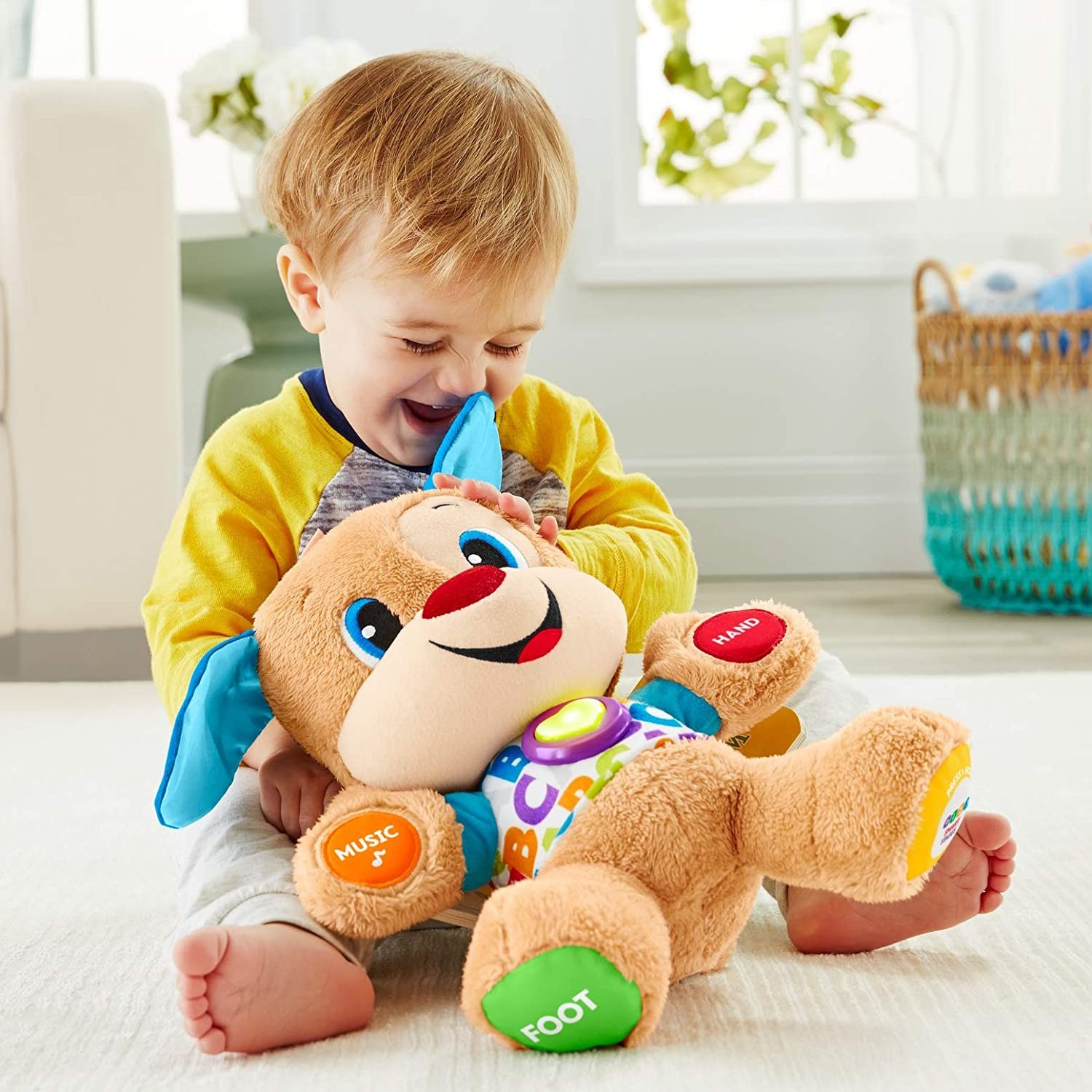น้องหมาสีชมพูเเละสีฟ้า เจ้าตูบสอนภาษา Fisher-Price Laugh & Learn Smart Stages Puppy Sis รุ่นใหม่ล่าสุด ราคา 1250 บาท