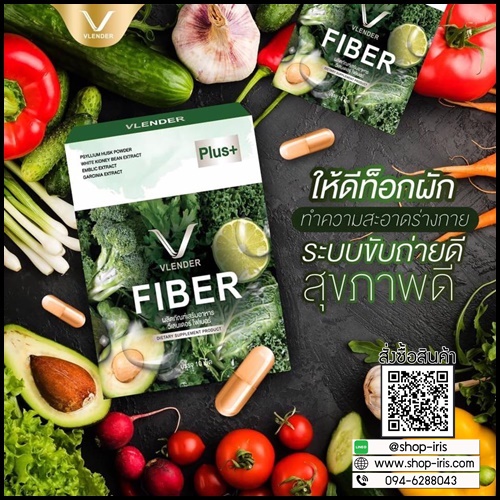 ดีท็อกซ์ผัก Vlender Fiber