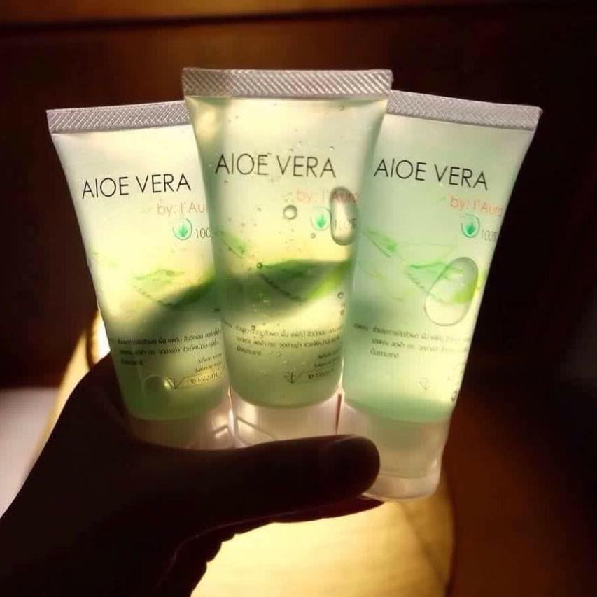 เจลว่านหางจระเข้ สกัดจากธรรมชาติ (ALOE VERA by I'AURA)