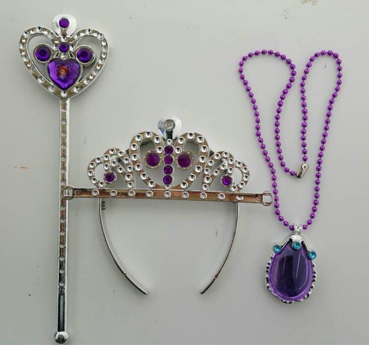 ชุดเซตมงกุฏ คฑา สร้อยคอเจ้าหญิงโซเฟีย Sofia the first