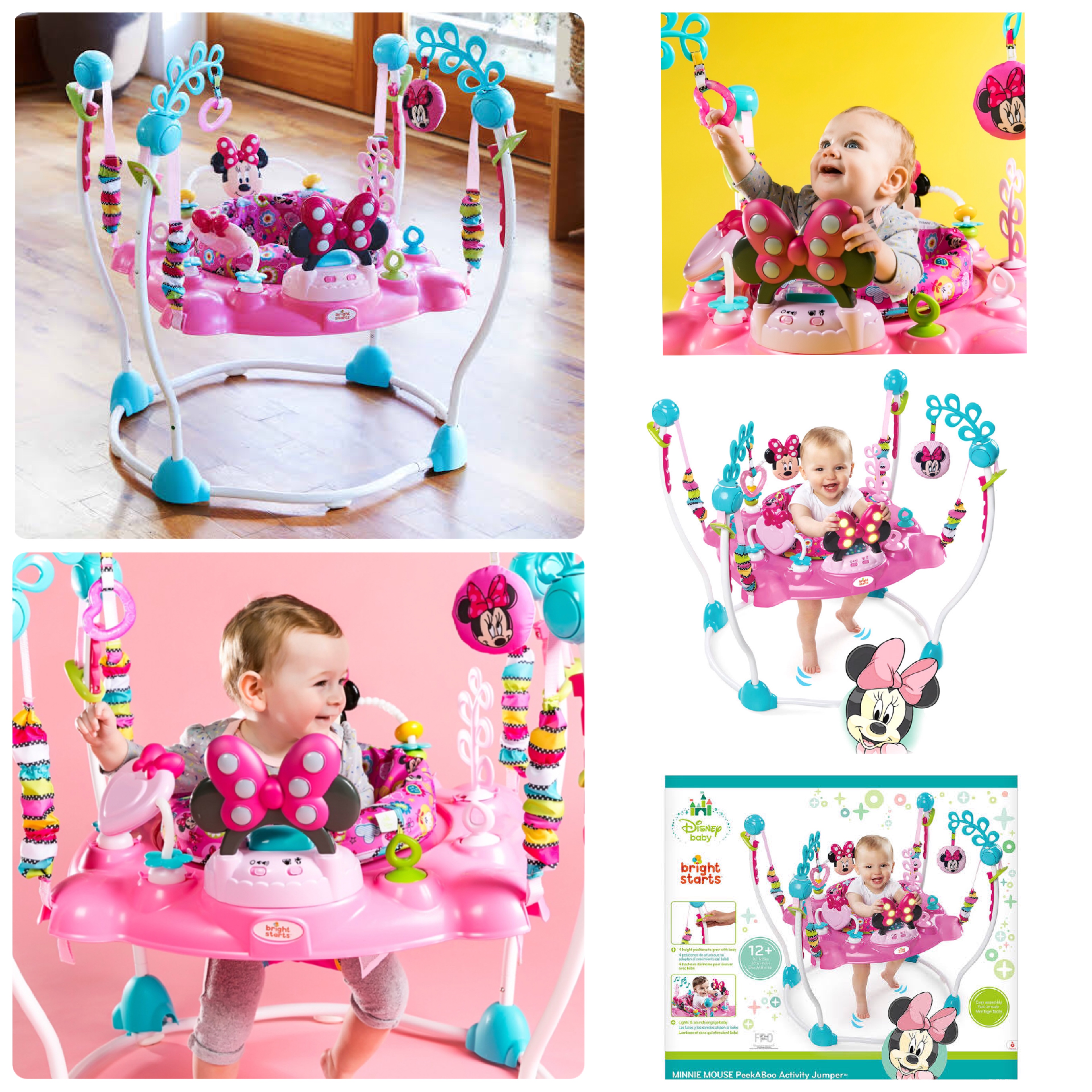 มินนี่เม้าส์ จัมเปอร์ รุ่นใหม่ล่าสุด Disney Baby MINNIE MOUSE PeekABoo Activity Jumper