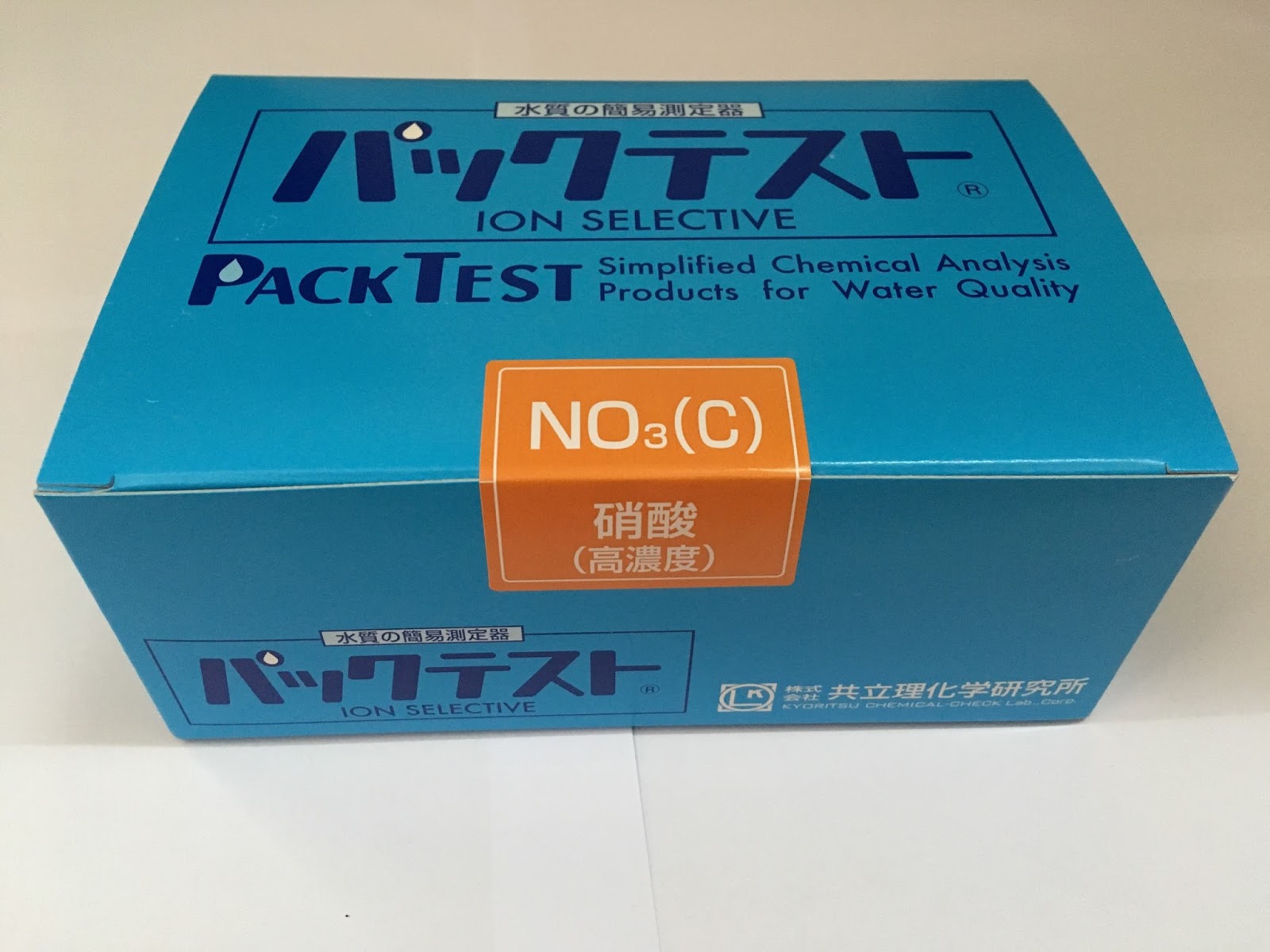 WAK-NO3(C) ชุดทดสอบคุณภาพน้ำค่า Nitrate (High Range) & Nitrate-Nitrogen (High Range) Kyoritsu