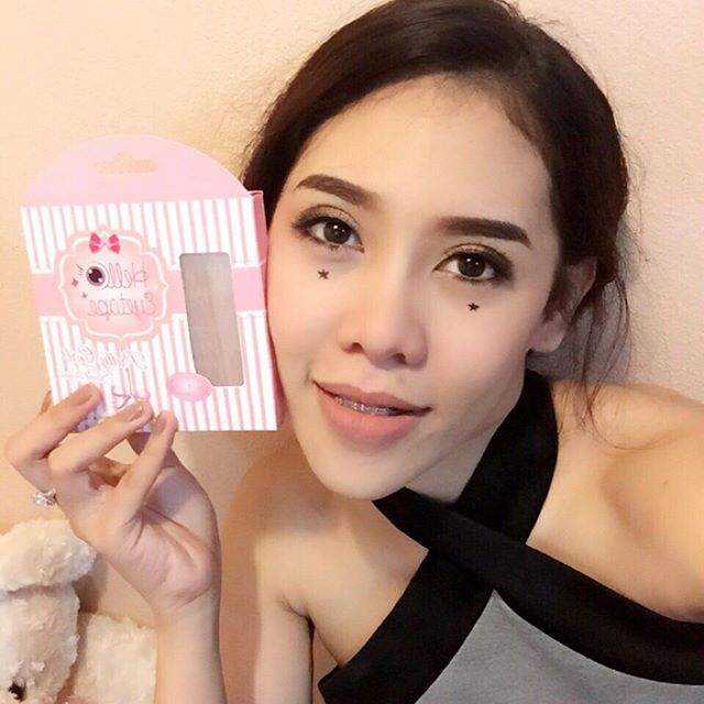 HELLO EYETAPE เทปติดตา 2 ชั้น แบบตาข่าย (Professional Glue) กล่องชมพู