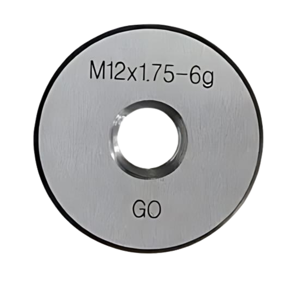 M6P1.25-Go-6g เกจวัดเกลียวนอกเมตริกชนิดเกลียวธรรมดามาตรฐานสากล,Metric thread ring gauge,ISO1502 standard class-6g,M6x1.25-6g,(Go size)
