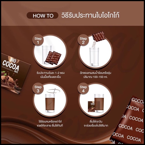 ไบโอ โกโก้ มิกซ์ BIO Cocoa Mix โกโก้ ดีท็อกซ์ (โปร 1 แถม 1)