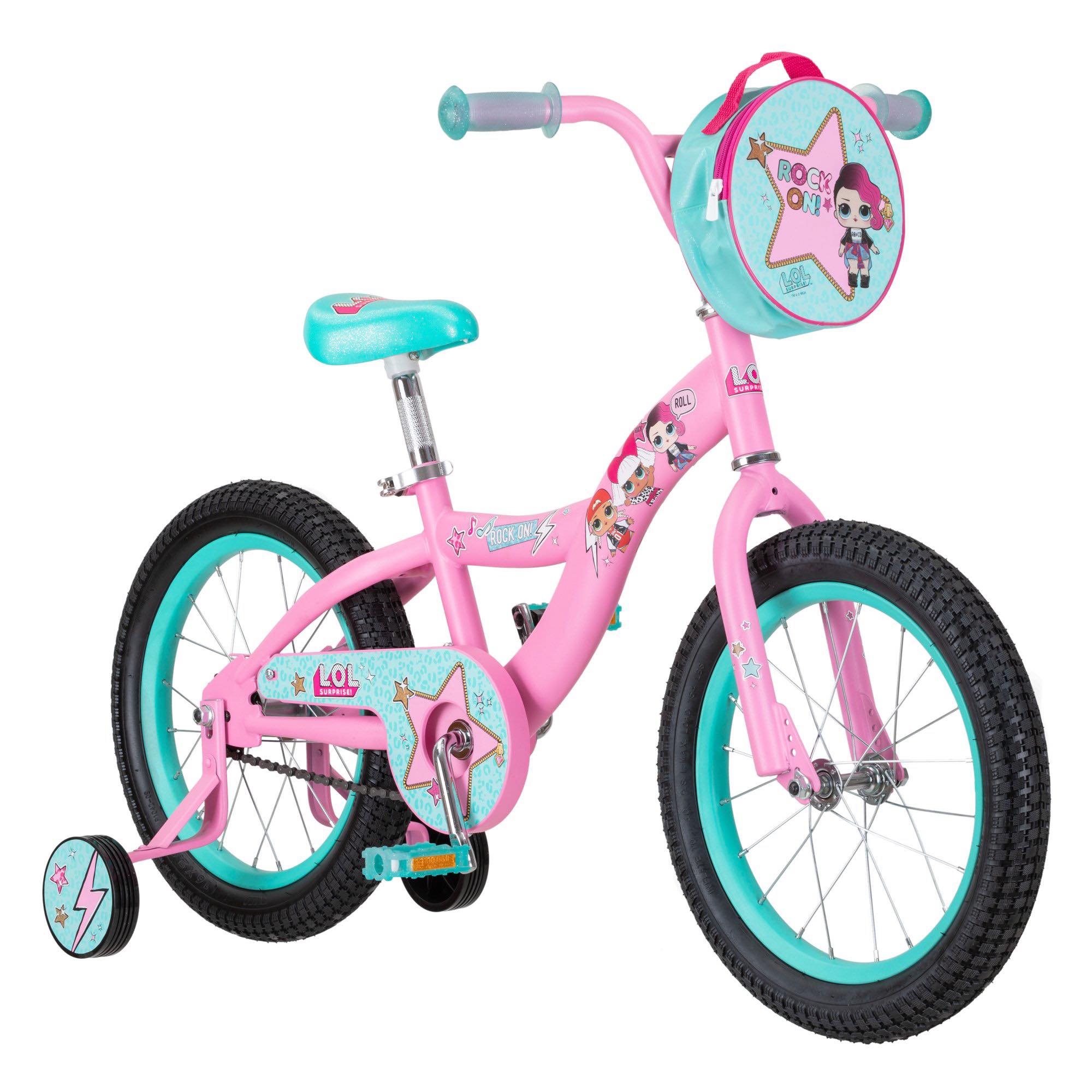 จักรยานเด็กล้อ 16 นิ้ว สำหรับเด็ก 5-7 ขวบ ลาย LOL Surprise kids bike, 16-inch wheel, Girls, Pink ลิขสิทธิ์แท้นำเข้า USA