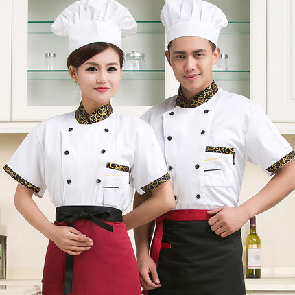 C6002004 เสื้อเชฟแขนสั้นโรงแรม ร้านอาหาร (พรีออเดอร์) รอสินค้า 3 อาทิตย์หลังโอน C6002004 ตัว