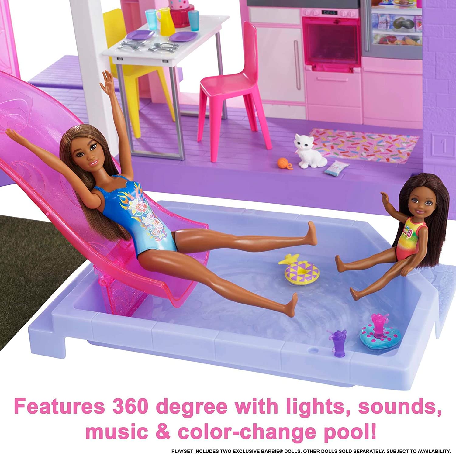 บ้านตุ๊กตาบาร์บี้ ฉลองครบรอบ 60 ปี Barbie 60th Celebration DreamHouse Playset (3.75 ft) 3 Year Olds+ ราคา 12,900 บาท