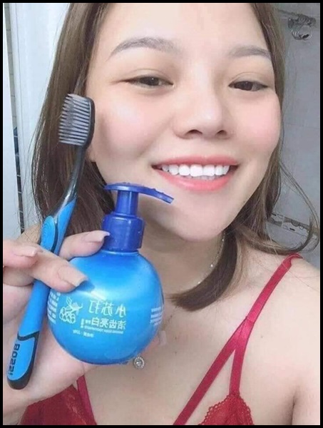 ยาสีฟันแบกกิ้งโซดาเนื้อเจล ยาสีฟันจีน เน้นฟันขาว