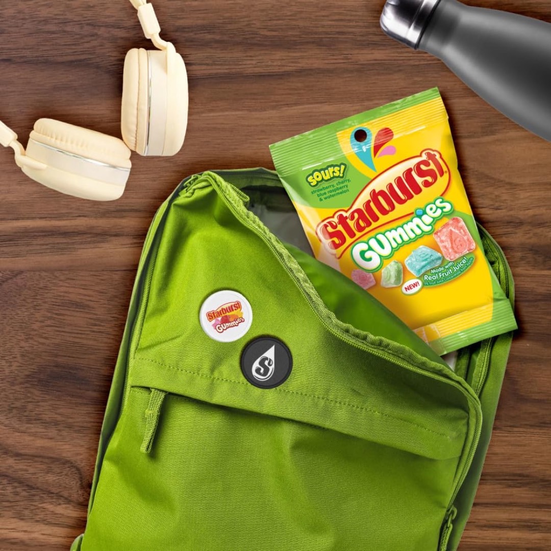 นำเข้า 🇺🇸 เคี้ยวหนึบ เปรี้ยวแซ่บทุกคำ! 💥🍓🍋” STARBURST Sours Gummies Candy, Bag, 5 oz ราคา 150 บาท