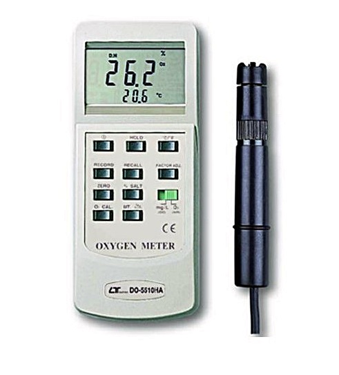 Lutron รุ่น DO-5510HA เครื่องวัดออกซิเจนสำหรับในน้ำสำหรับใช้ในห้องปฎิบัติการ/Lutron DO-5510HA Digital Oxygen Meter