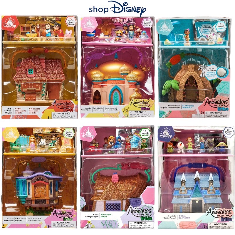 ชุดของเล่นปราสาทเจ้าหญิง จาก Shop Disney🇺🇸 Disney Animators' Collection Littles Play Set ราคา 1,250 บาท