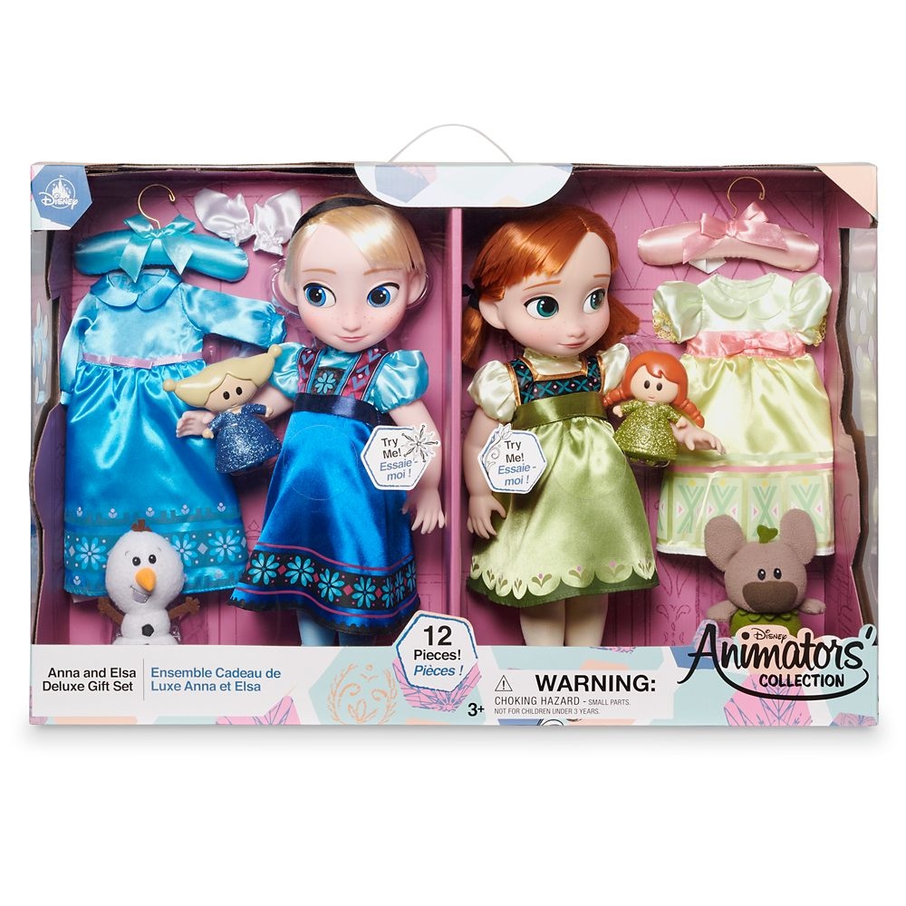 พร้อมส่ง คอลเลคชั่นใหม่ ตุ๊กตาร้องเพลง Anna and Elsa Singing Dolls Deluxe Gift Set - Disney Animators 'Collection