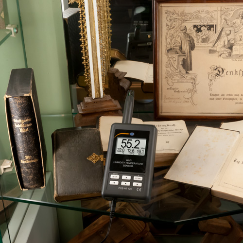 PCE รุ่นHT-120-ICA Incl. ISO Calibration Certificateเครื่องวัดความชื้นในอากาศ Air Humidity Meter