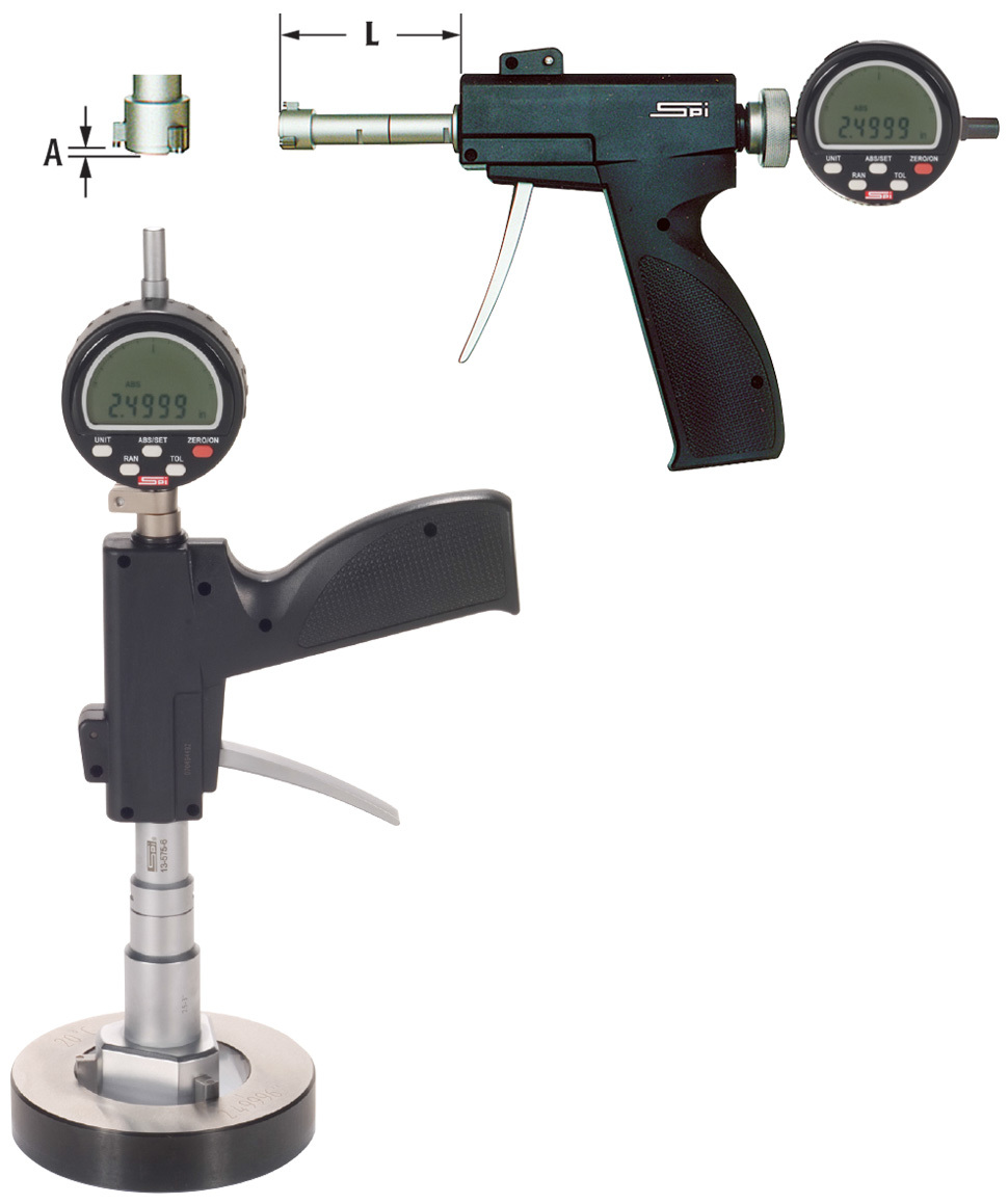 SPI Pistol Grip Three Point Bore Gages