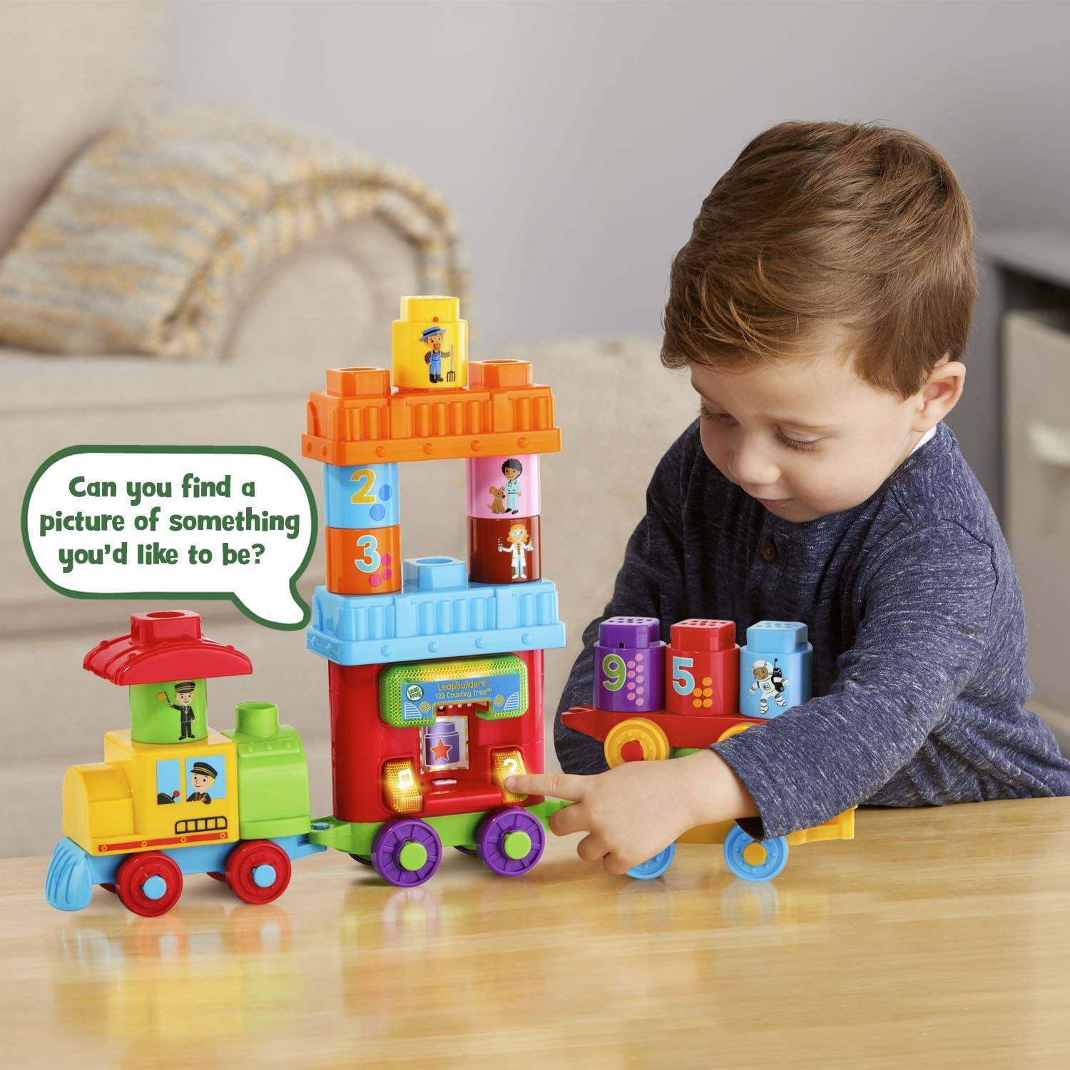 รถไฟ LeapFrog LeapBuilders 123 Counting Train, Multicolor ราคา 1,290 - บาท