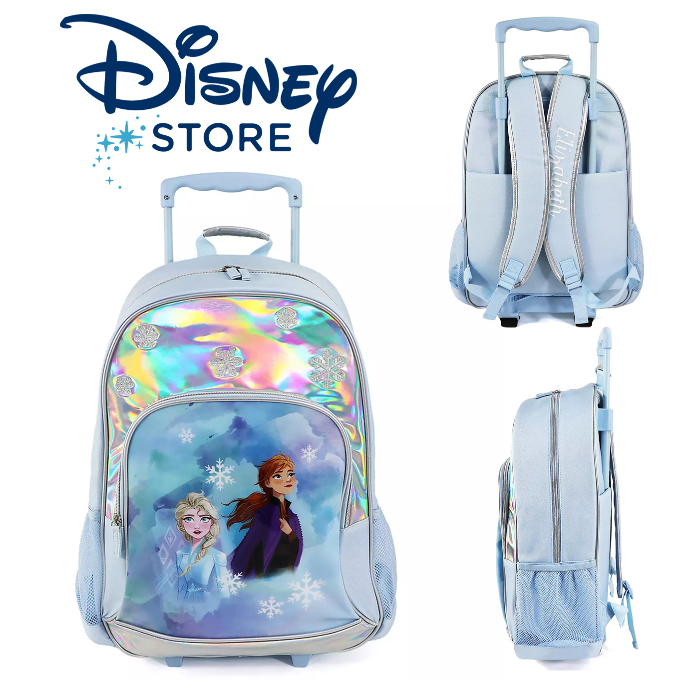 กระเป๋าเป้ล้อลา Anna and Elsa Rolling Backpack - Frozen – Personalized ราคา 1,490 บาท