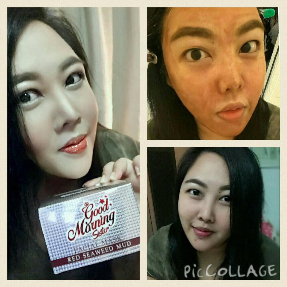 มาส์กหน้าโคลนสาหร่ายแดง (Good Morning Sister Facial Mask Red Seaweed Mud)