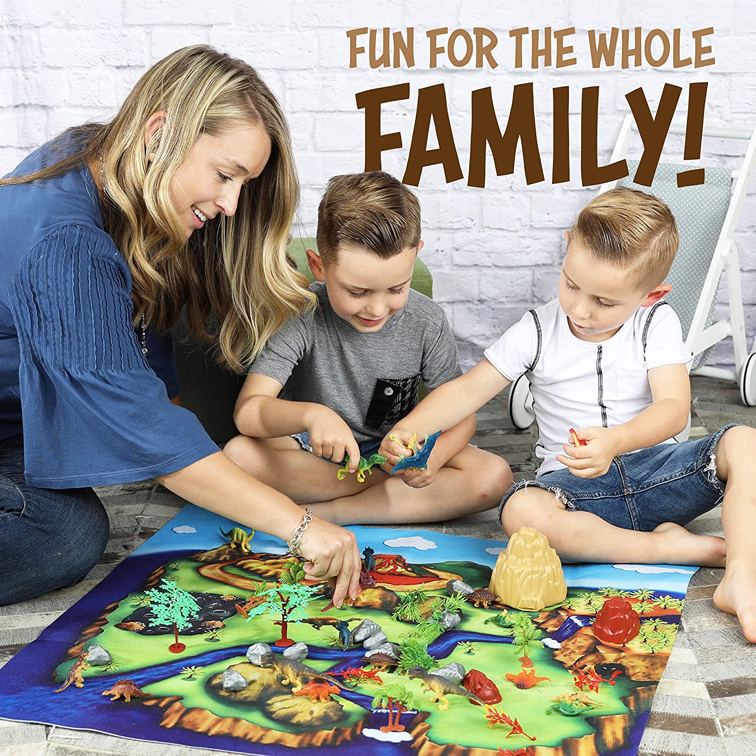 Toyvelt Dinosaur Play Set ของเล่นไดโนเสาร์รวมไดโนเสาร์ที่เหมือนจริง 20 ตัว ราคา 1,990 - บาท