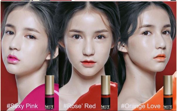 เมอร์เรซกาทิ้น สูตรน้ำ กันน้ำ กันเหงื่อ (MERREZ'CA Couleur de Lonue Dure'e Tints)