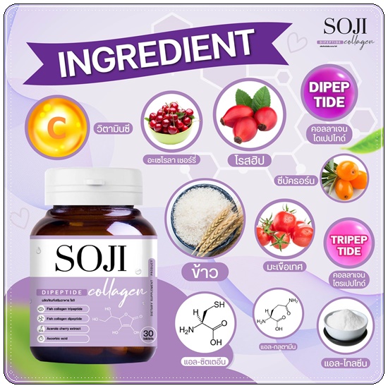 โซจิคอลลาเจน SOJI Collagen (ของแท้)