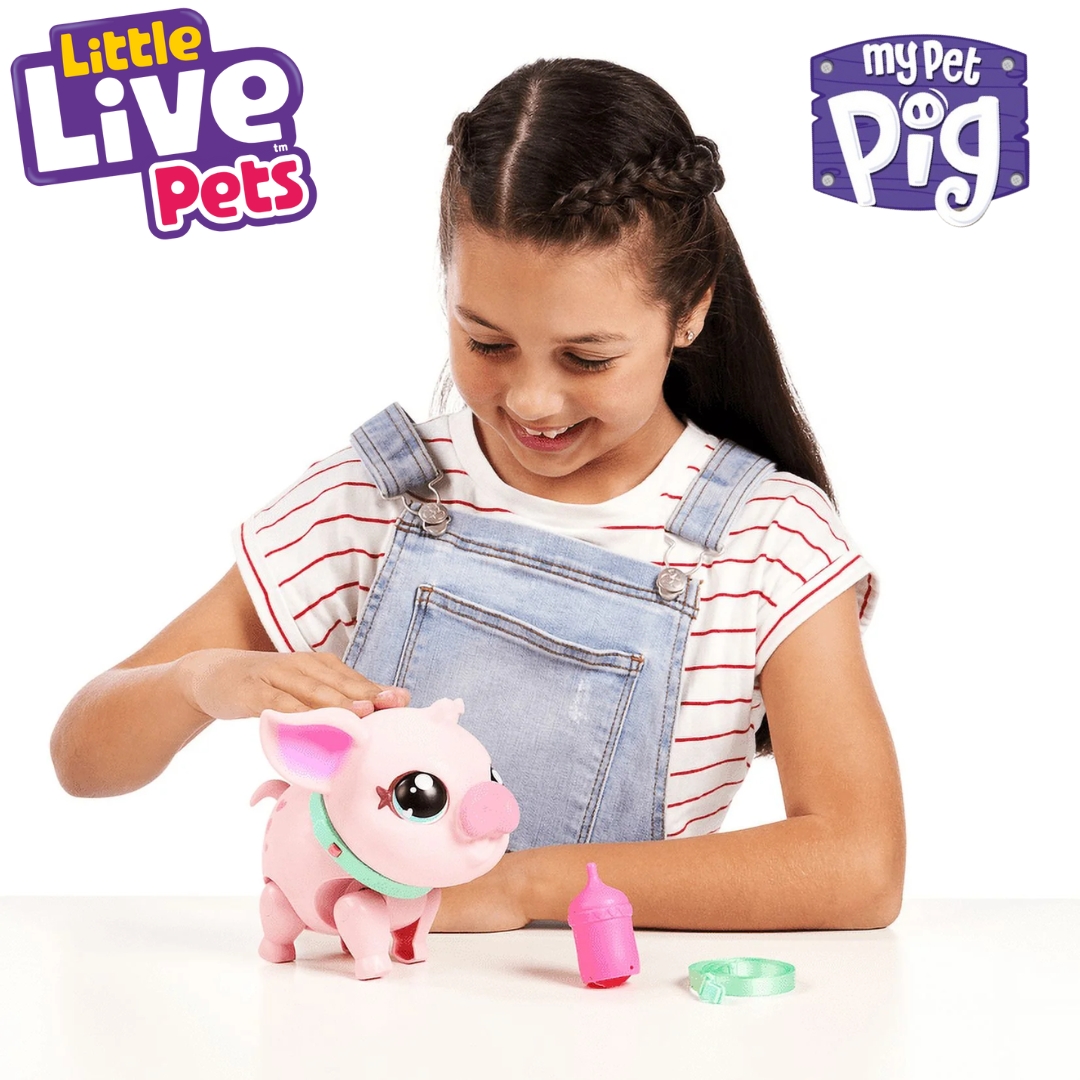 นำเข้า 🇺🇸 🫧ใครว่าหมูไม่น่ารัก🐽 พบกับLittle Live Pets My PET Pig - PigglyPiggly คือลูกหมูอิเล็กทรอนิกส์ตัวใหม่จาก Little Live Pets