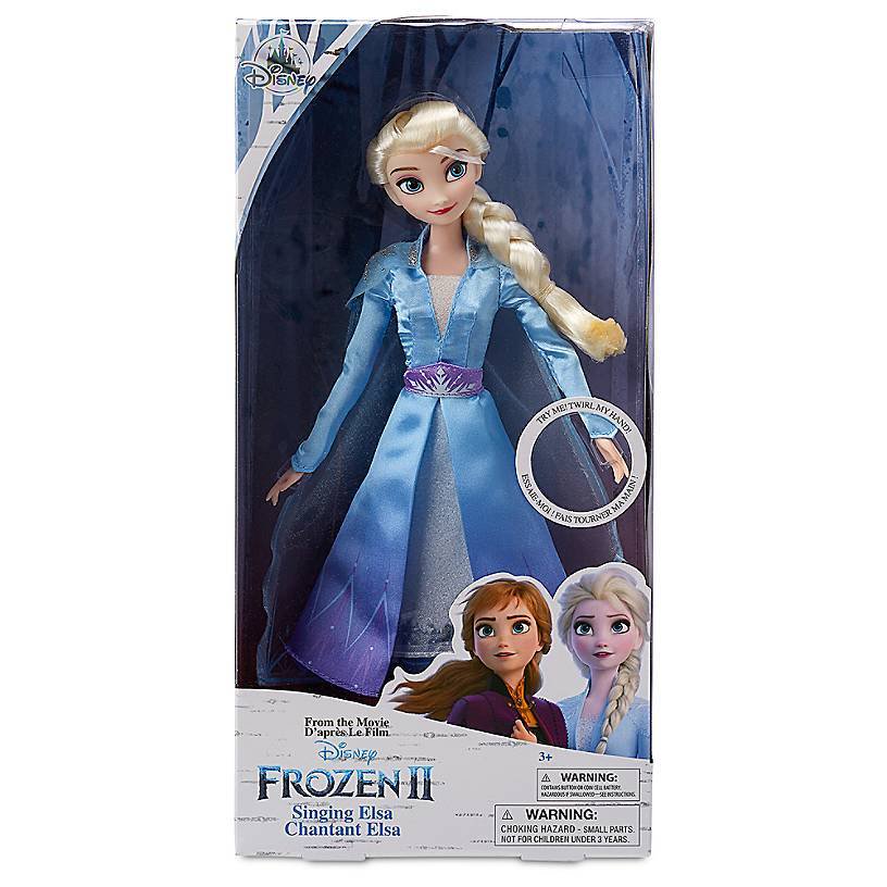 ตุ๊กตาร้องเพลง Disney Store Elsa Singing Doll Frozen II ขนาด 11'' New with Box
