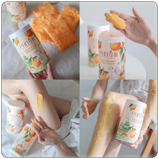 สครับพิชชี่ PHITCHII BY PHITCHAYA AHA FACE & BODY SCRUB