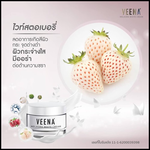 วีน่า เมลาสมา ไวท์ ครีม VEENA Melasma White Cream