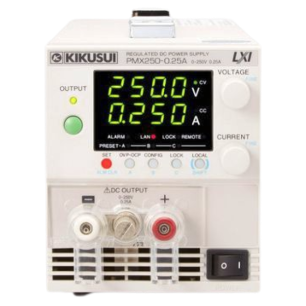 Kikusui รุ่นPMX250-0.25Aเครื่องจ่ายไฟฟ้ากระแสตรง,DC stabilized power supply,Output:0～250V,0～0.25A