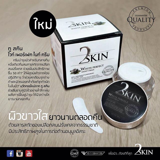 ทู สคิน ไวท์ เพอร์เฟค ไนท์ ครีม (2Skin White Perfect Night Cream)