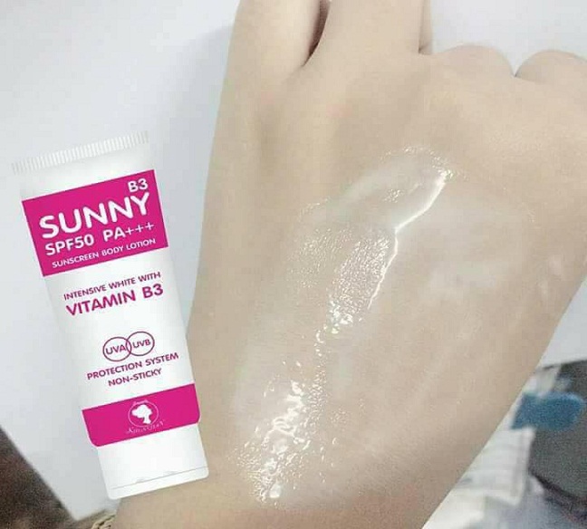 โลชั่นกันแดด ซันนี่บี3 (Sunny B3 SPF50 PA+++)
