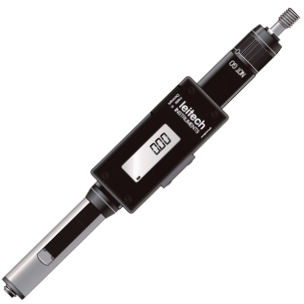 Leitech รหัสสินค้า L-M6x1.0-DC เกจวัดความลึกสำหรับเกลียวในอ่านค่าแบบดิจิตอล , Digi-COMBI - Digital Depth Readout ,Thread size: M6 x 1.0 , meas.depth: 24 mm.