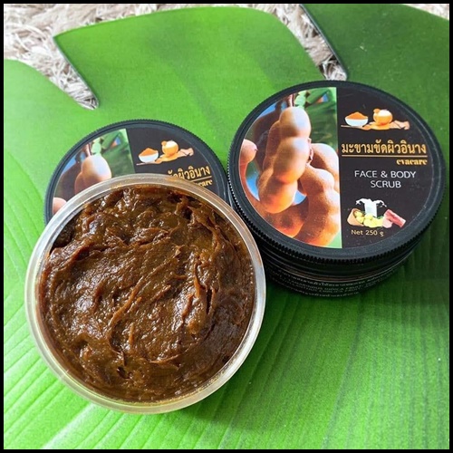 มะขามขัดผิวอินาง Evacare Face & Body Scrub