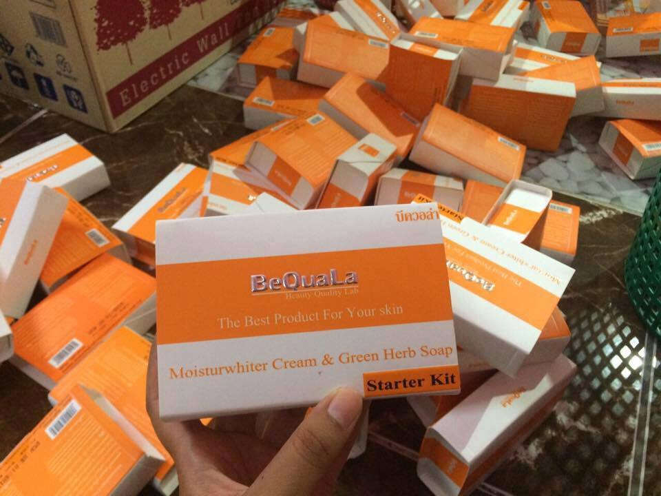 ครีมบีควอล่า(bequala) เซตเปลี่ยนหน้าสิวให้เป็นหน้าใส โปรฟรี EMS