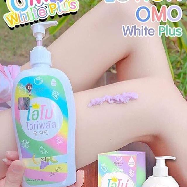 โลชั่นโอโม่ไวท์พลัส สูตรใหม่ (OMO white Plus Snow white by frean)