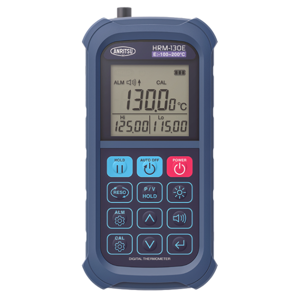 Anritsu รุ่นHRM-130Eเครื่องวัดอุณหภูมิแสดงผลดิจิตอลขนาดพกพา,High precision handy type thermometer,0.1°C resolution:-104.9～204.9°C