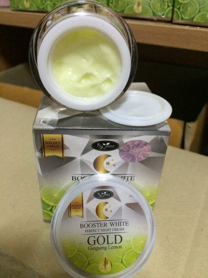 ครีมโสมมะนาวทองคำ Gold ginseng lemon (ครีมบำรุงผิวหน้า สูตรกลางวัน - กลางคืน)