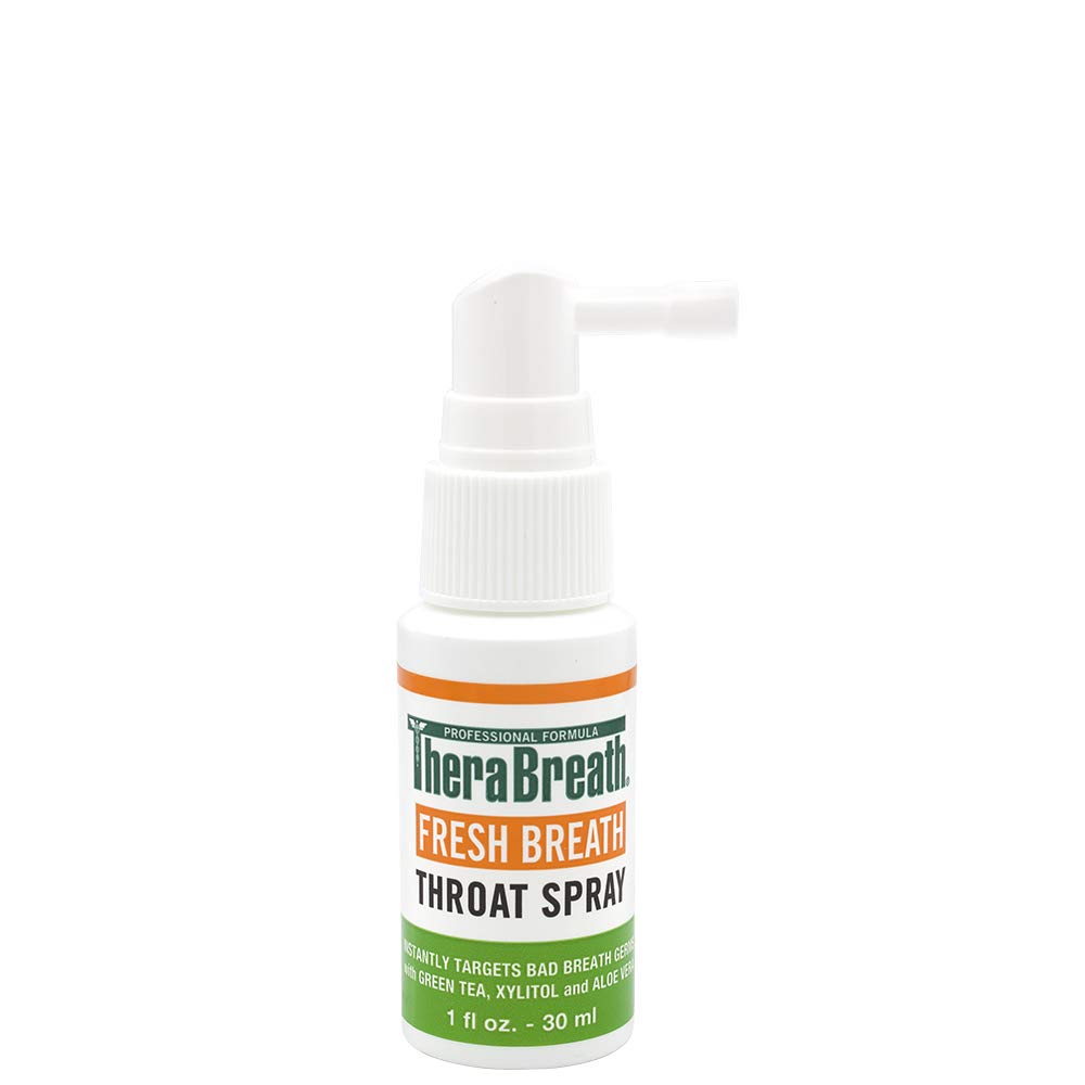 สเปร์ยระงับกลิ่นปาก TheraBreath Fresh Breath Professional Formula Throat Spray with Green Tea, 1 oz. ราคา 420 บาท